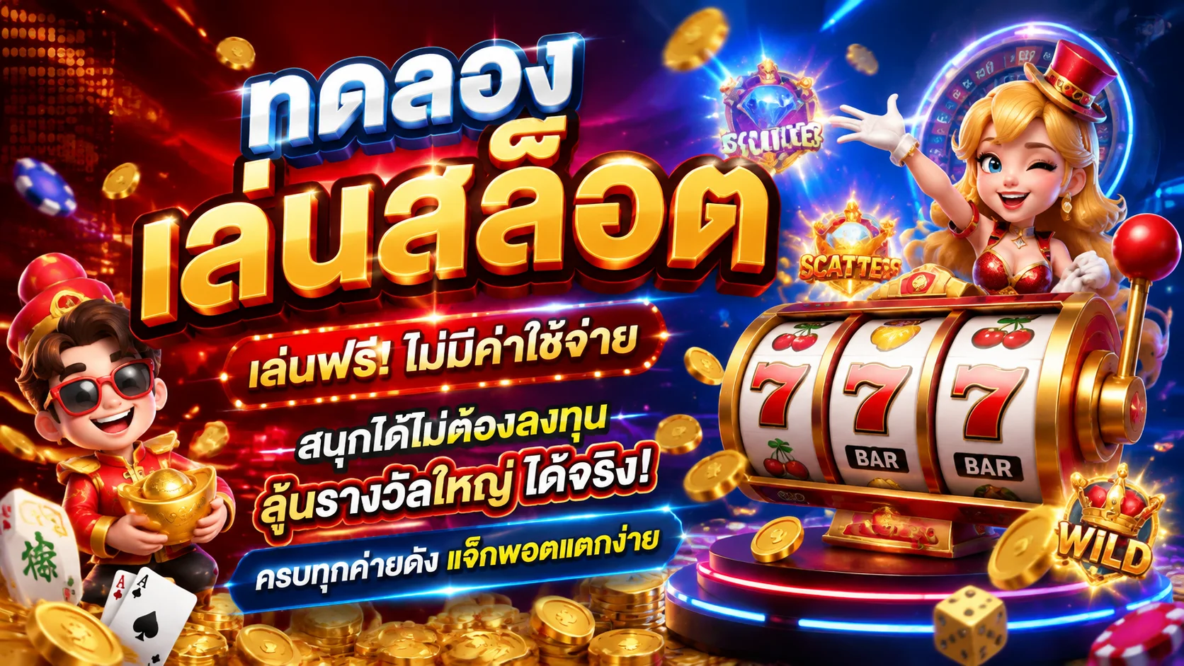 ทดลองเล่นสล็อต JQK SIAM เล่นฟรีไม่ต้องฝากเงิน